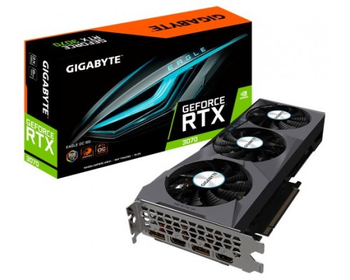 Gigabyte GeForce RTX 3070 EAGLE OC 8G (rev. 2.0) NVIDIA 8 GB GDDR6(NO VALIDO PARA MINERIA)